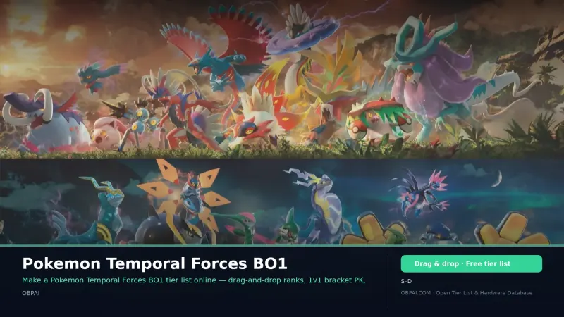 Pokemon Temporal Forces BO1