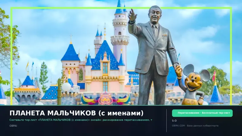 ПЛАНЕТА МАЛЬЧИКОВ (с именами)