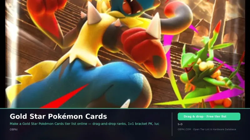Gold Star Pokémon Cards