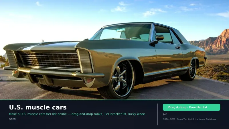 U.S. muscle cars