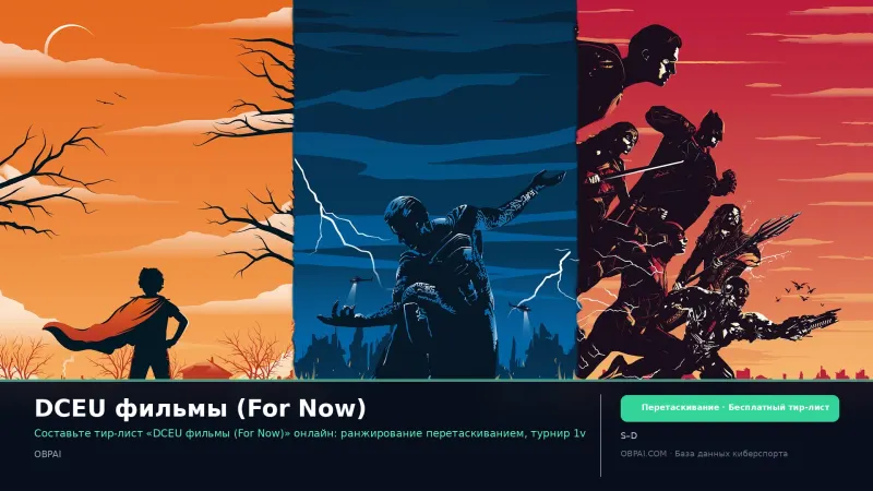 DCEU фильмы (For Now)