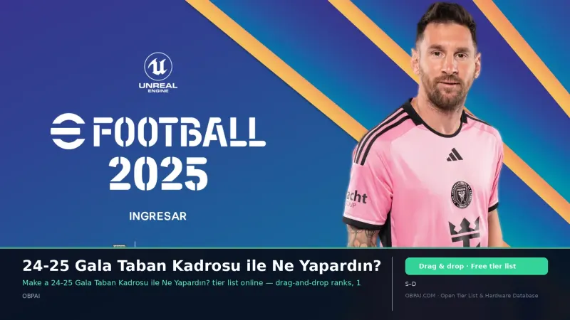 24-25 Gala Taban Kadrosu ile Ne Yapardın?