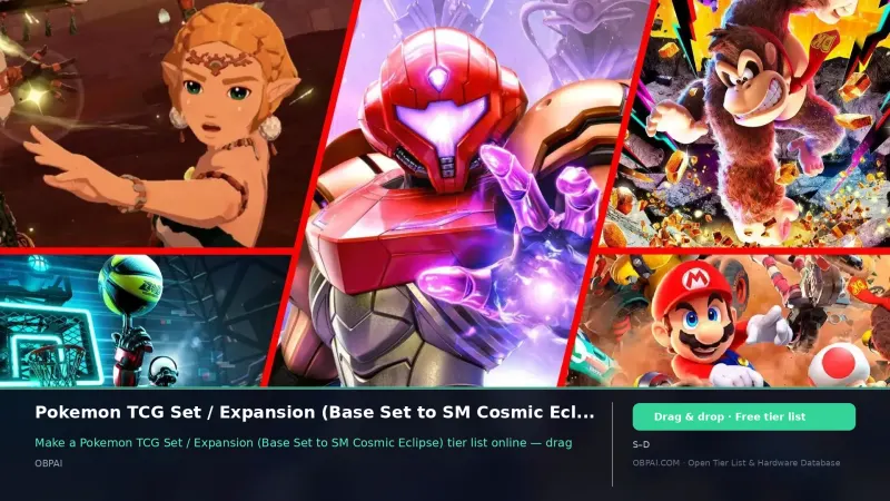 Pokemon TCG Set / Expansion (Base Set to SM Cosmic Eclipse)