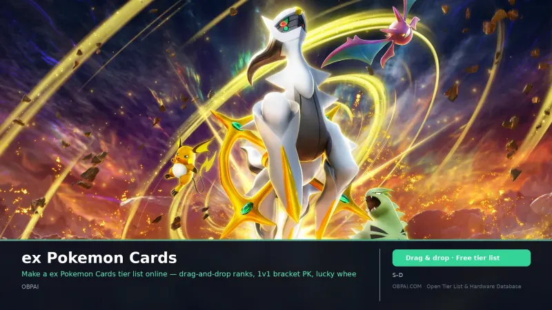ex Pokemon Cards
