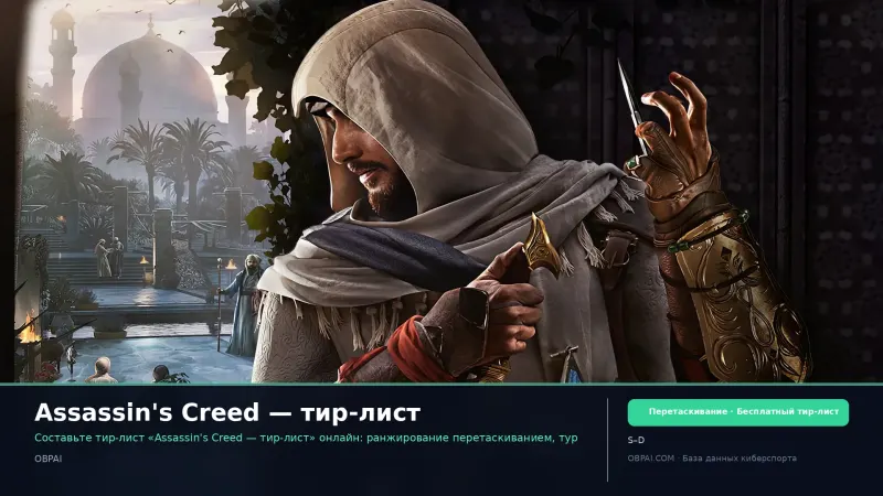 Assassin's Creed — тир-лист