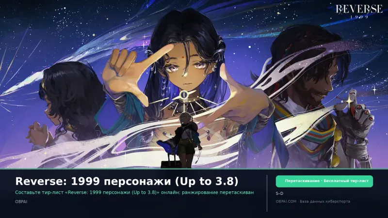 Reverse: 1999 персонажи (Up to 3.8)