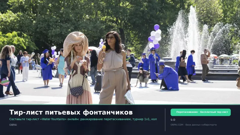 Тир-лист питьевых фонтанчиков