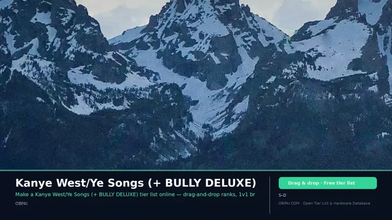 Kanye West/Ye Songs (+ BULLY DELUXE)