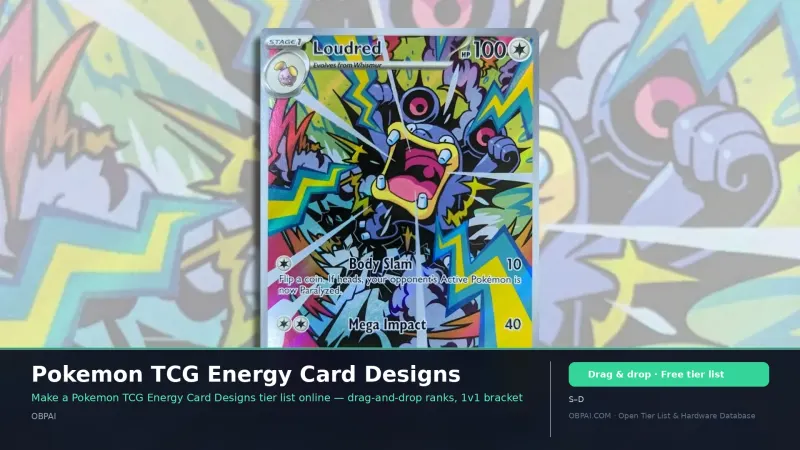 Pokemon TCG Energy Card Designs