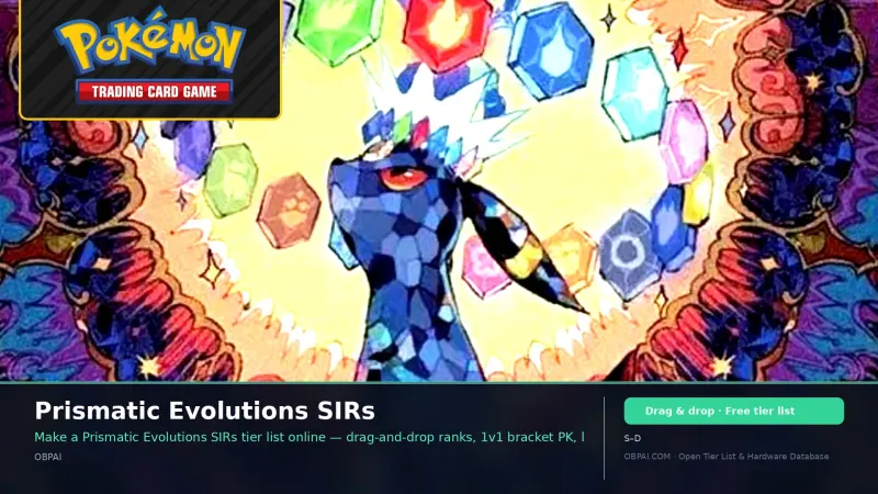 Prismatic Evolutions SIRs