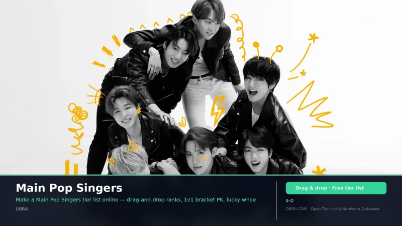 Main Pop Singers