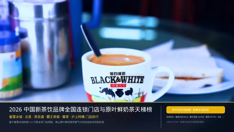 中国茶饮品牌排行榜