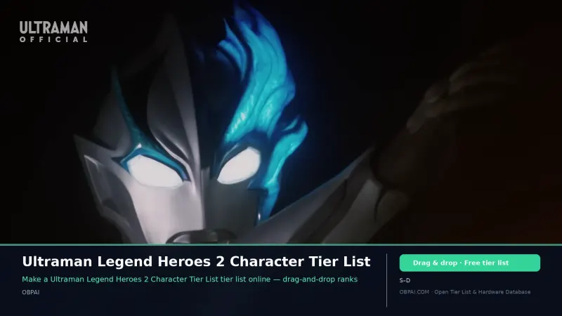 Ultraman Legend Heroes 2 Character Tier List