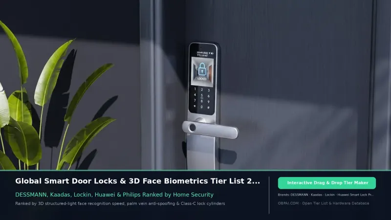 Global Smart Lock Brands Tier List 2026