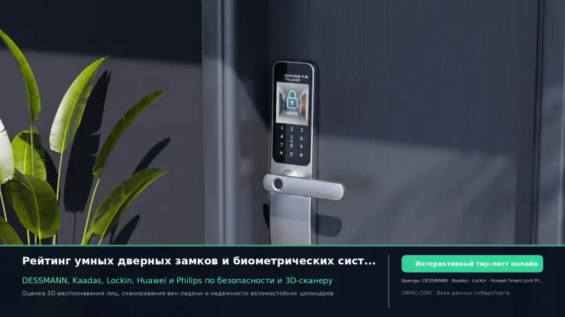 Рейтинг брендов умных дверных замков 2026 года