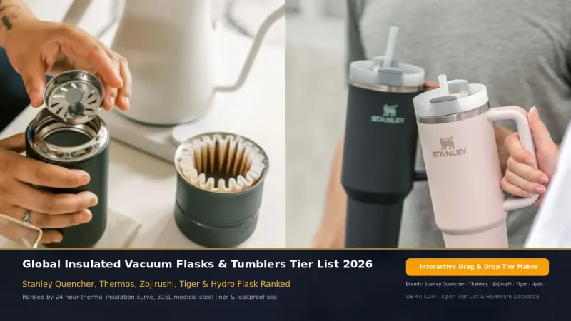 Global Vacuum Flask & Insulated Tumbler Brands Tier List 2026