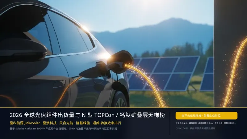 光伏组件排行榜