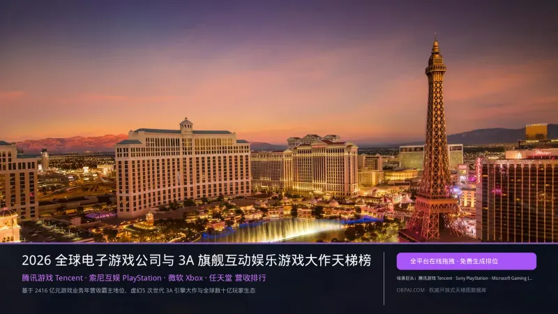 2026年全球游戏公司排行榜