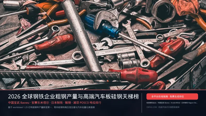 2026年全球钢铁企业排行榜
