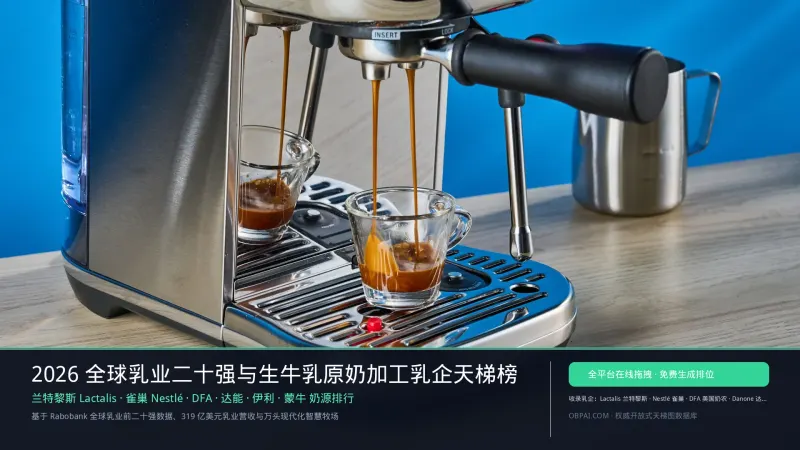 2026年全球乳业排行榜