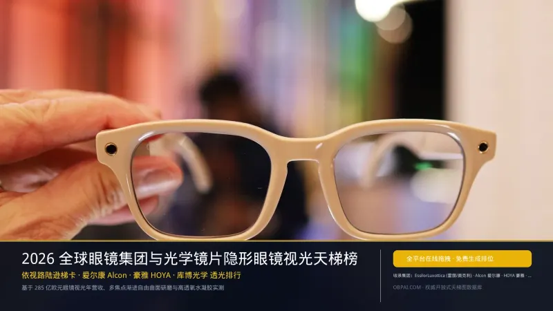 2026年全球眼镜集团排行榜