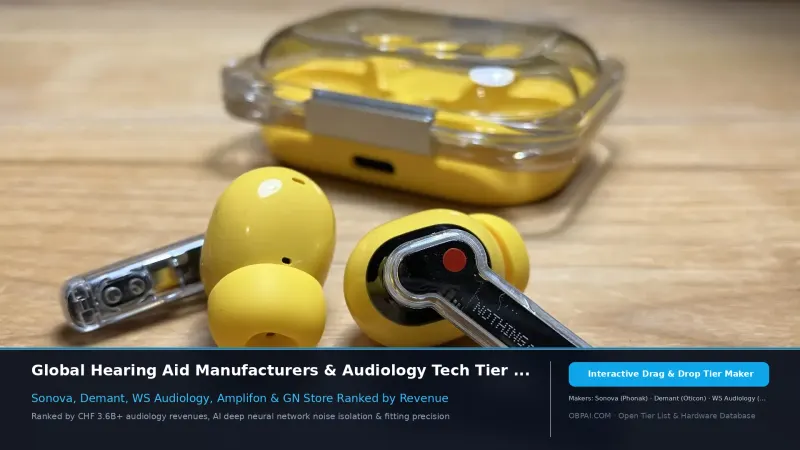 Global Hearing Aid Companies of 2026