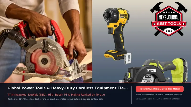 Global Power Tool Companies of 2026