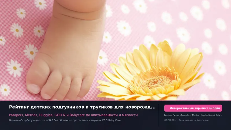 Глобальные подгузники 2026