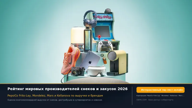 Глобальные снек-компании 2026