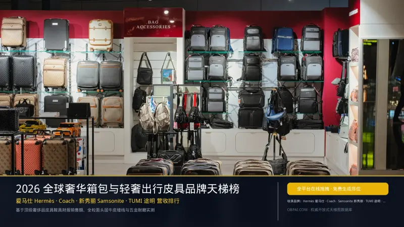 2026年全球箱包品牌排行榜