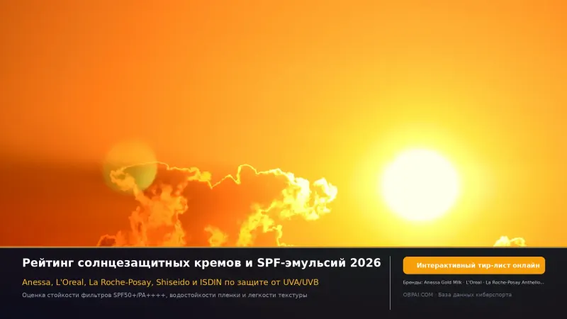 Глобальные солнцезащитные средства 2026