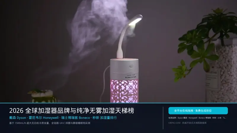 2026年全球加湿器品牌排行榜