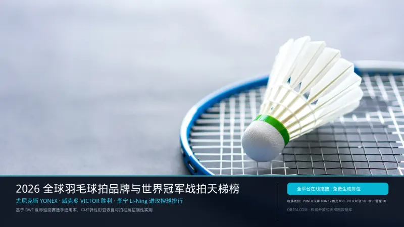 2026年全球羽毛球拍品牌天梯榜