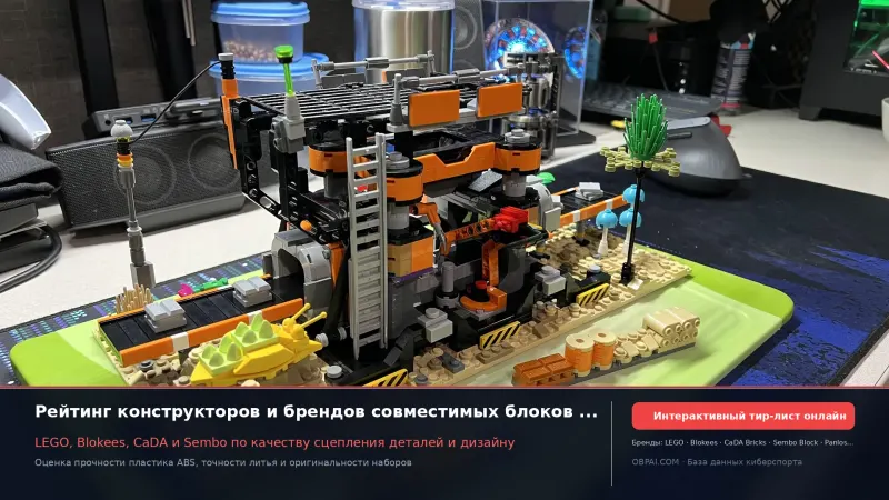 Рейтинг производителей конструкторов и блоков 2026