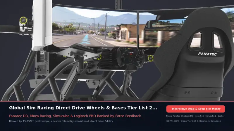 Global Sim Racing Direct Drive Wheels