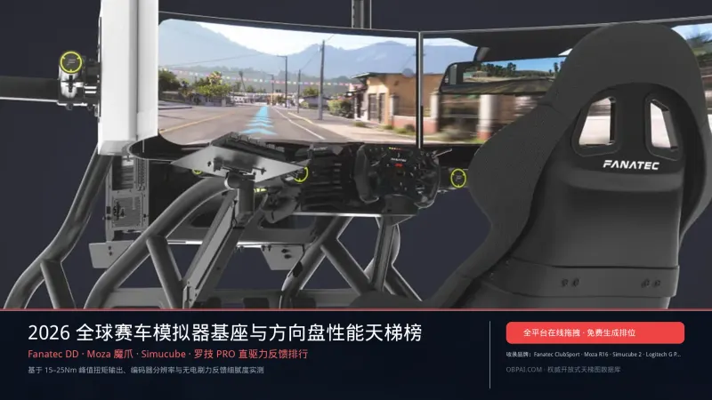 全球赛车模拟器基座与方向盘排行榜