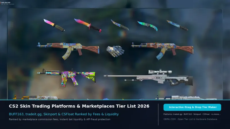 CS2 Skin Trading Platforms Tier List 2026