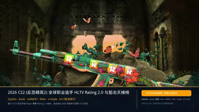 CS2职业选手实力排行榜