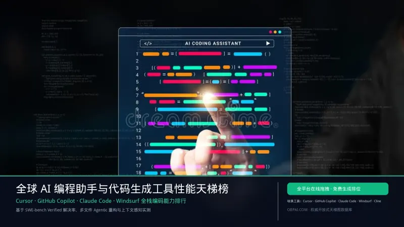 全球AI编程助手与代码生成工具排行榜