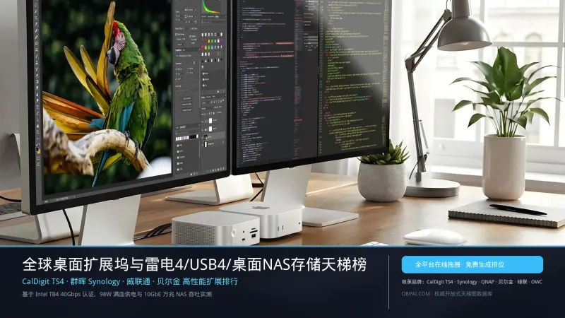 全球桌面扩展坞与雷电4/USB4/桌面NAS存储排行榜