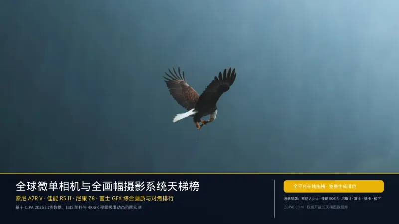 全球微单相机与全画幅摄影系统排行榜