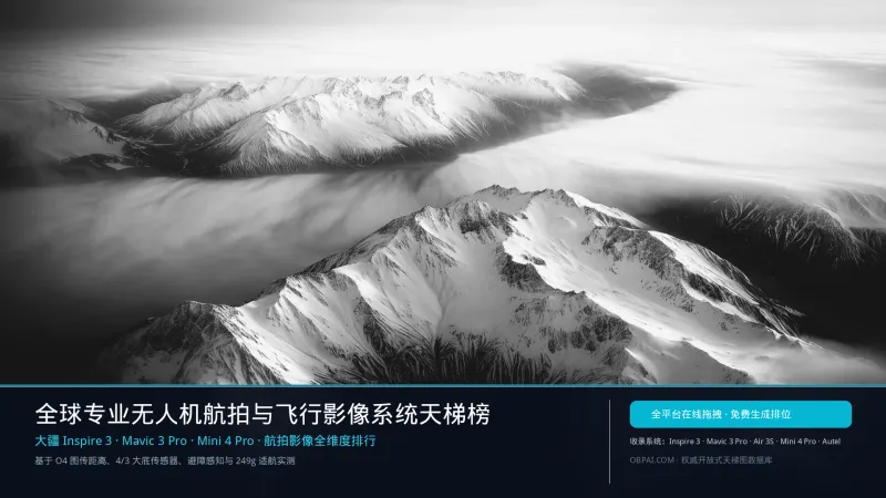 全球专业无人机航拍与飞行影像系统排行榜
