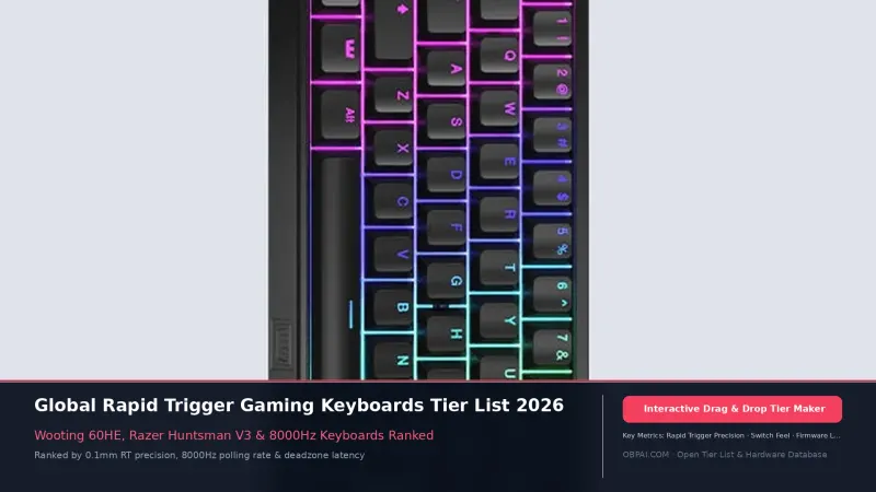 Global Rapid Trigger Gaming Keyboards
