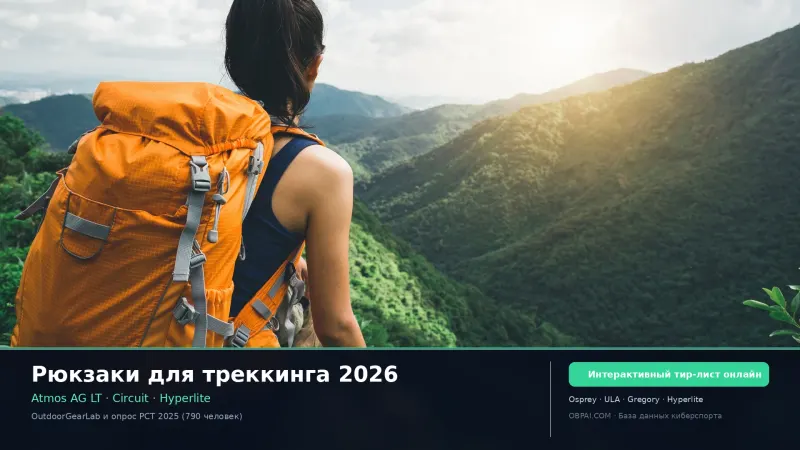 Рюкзаки для треккинга 2026