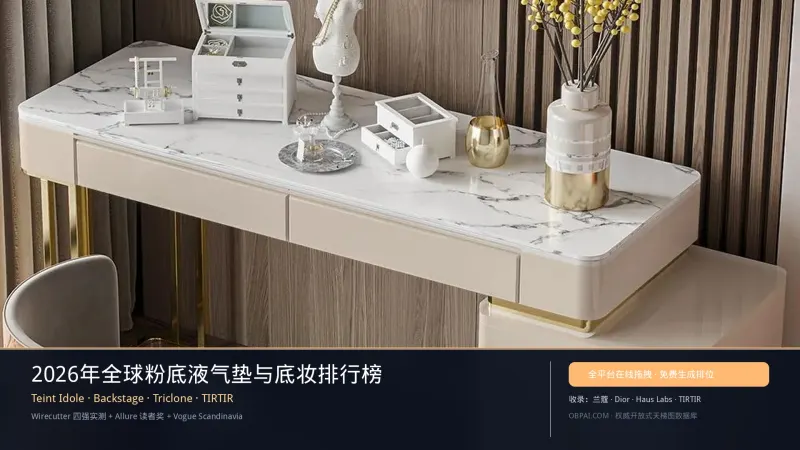 全球粉底液气垫与底妆排行榜