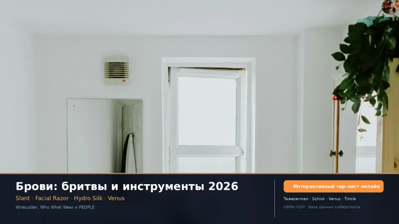 Бритвы и инструменты для бровей 2026