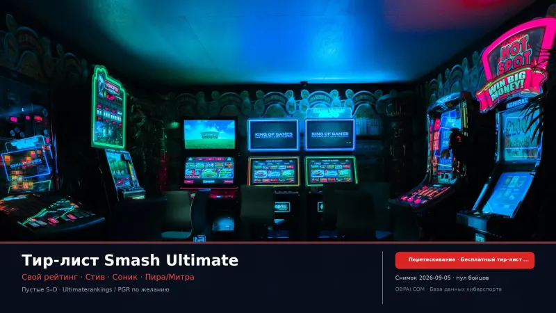 Тир-лист Super Smash Bros. Ultimate