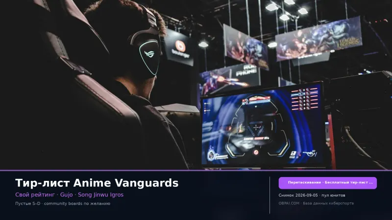 Тир-лист Anime Vanguards