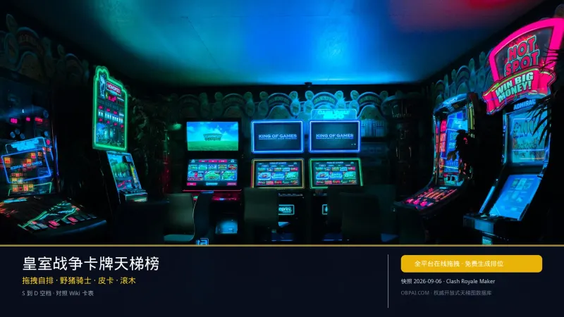 皇室战争卡牌天梯榜