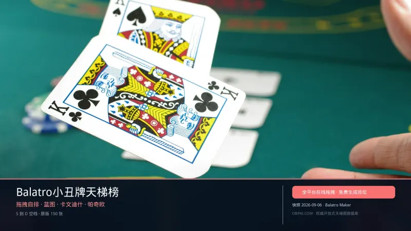 Balatro小丑牌天梯榜